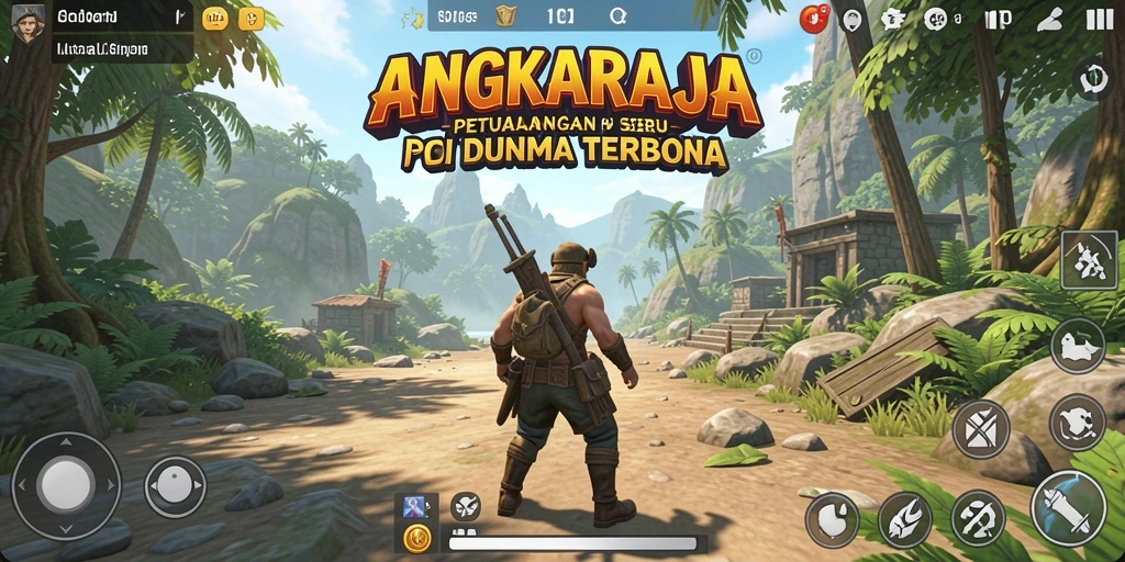 Tampilan gameplay seru di dunia terbuka ANGKARAJA.
