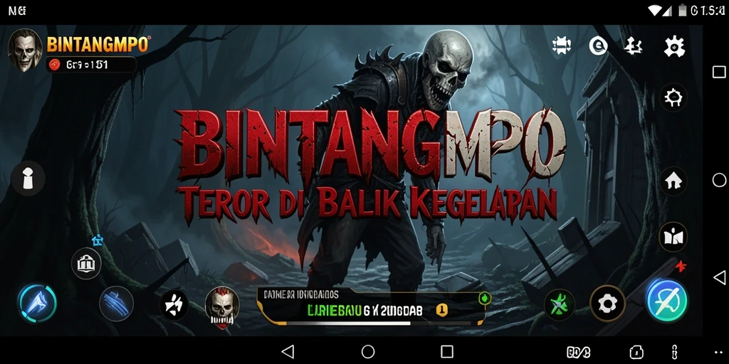 Tangkapan layar menampilkan momen menegangkan dalam BINTANGMPO.