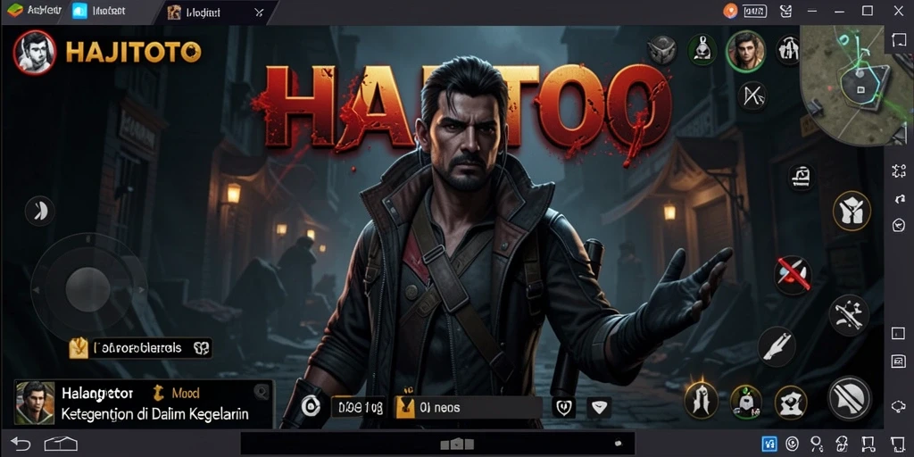 Gameplay menyeramkan di HAJITOTO dengan suasana gelap.
