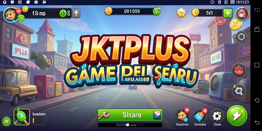 Tampilan gameplay JKTPLUS yang menarik dalam mode Idle.