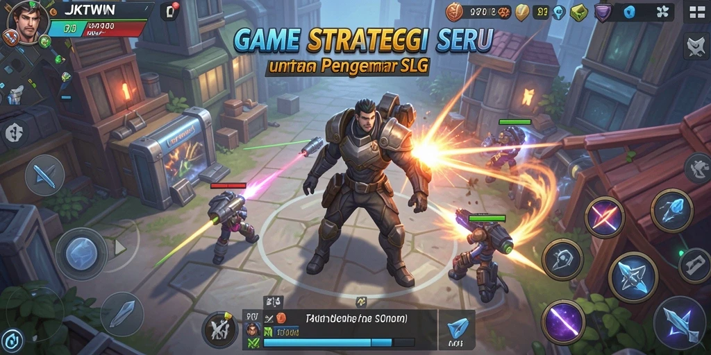 Gameplay menarik JKTWIN dengan grafis yang memukau.