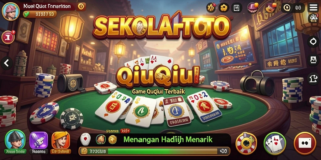 Tampilan gameplay seru dari SEKOLAHTOTO dengan kartu yang menantang.