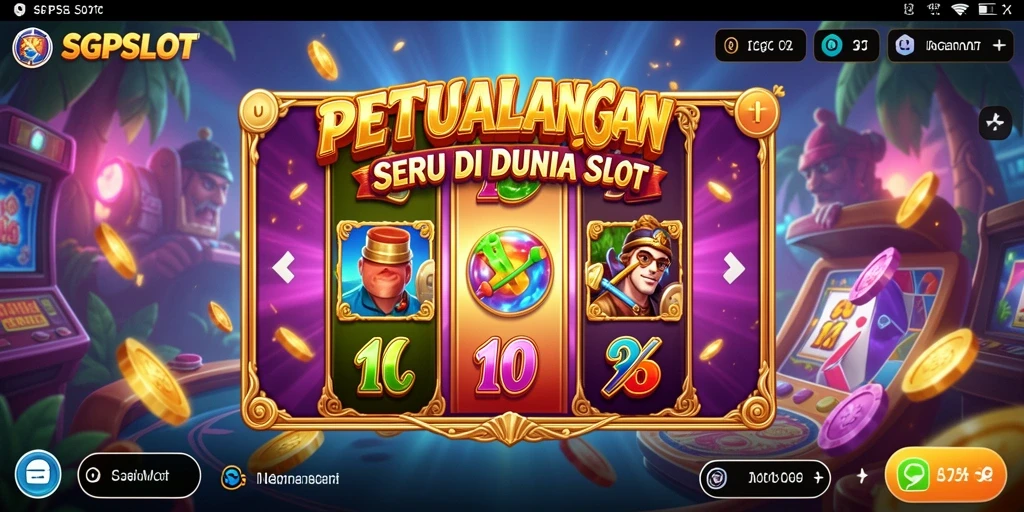 Screenshot SGPSLOT menunjukkan gameplay seru dan interaktif yang menantang.