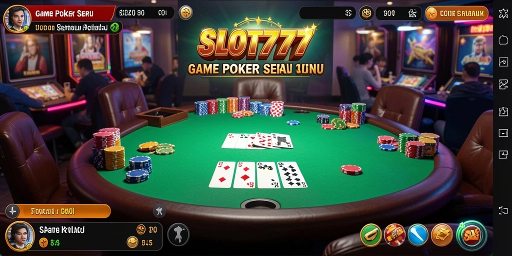 Gameplay Poker mendebarkan di SLOT777, siap menguji keterampilan Anda.